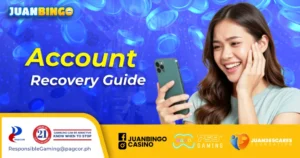 Juanbingo account recovery banner