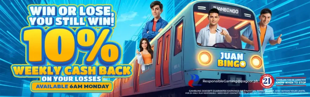 Weekly Cashback banner