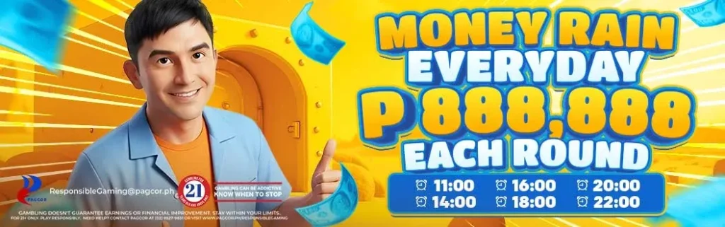 money rain banner